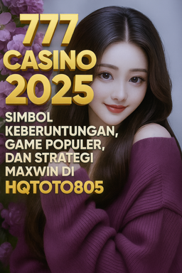 777 Casino 2025 Simbol Keberuntungan, Game Populer, dan Strategi Maxwin di HQTOTO805